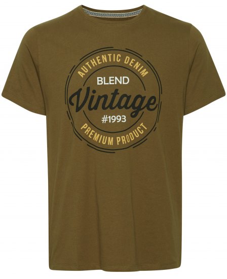 Blend 4811 T-Shirt Military Olive - Tričká - Nadrozmerné tričká - 2XL-14XL