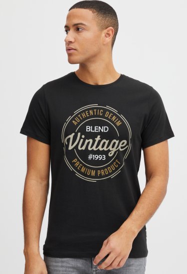 Blend 8411 T-Shirt Black - Tričká - Nadrozmerné tričká - 2XL-14XL