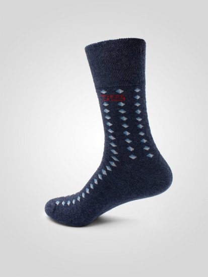 D555 Harold 3 Extra Wide Comfort Fit Socks 3-pack Navy/Denim - Spodná bielizeň - Spodné Prádlo 2XL-8XL