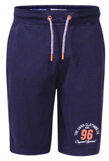 D555 Tompkins 2 Elasticated Waist Shorts Navy - Tepláky & teplákové kraťasy - Tepláky & Teplákové kraťasy - 2XL-12XL