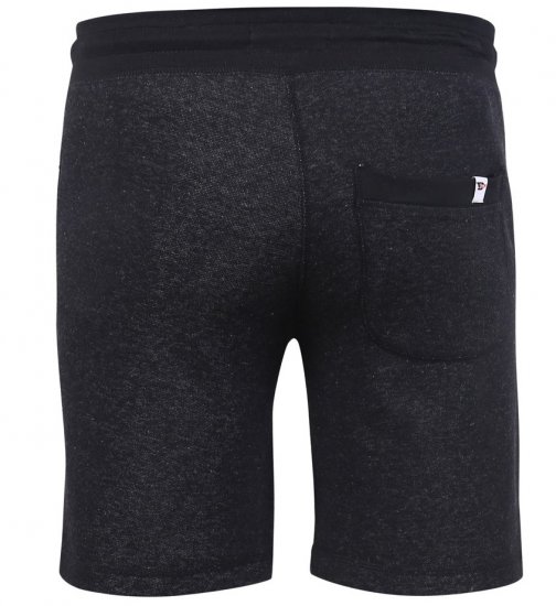 D555 HARLOW Jersey Shorts Black Twist - Tepláky & teplákové kraťasy - Tepláky & Teplákové kraťasy - 2XL-12XL