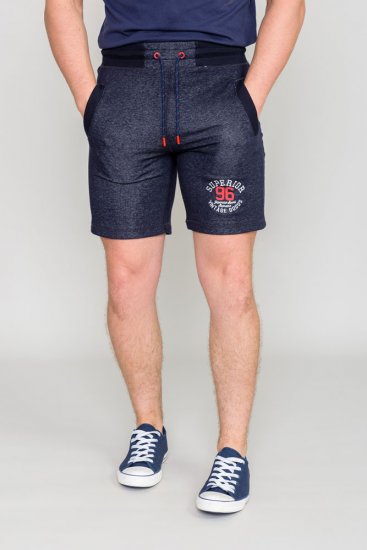 D555 HARLOW Jersey Shorts Denim Marl - Tepláky & teplákové kraťasy - Tepláky & Teplákové kraťasy - 2XL-12XL