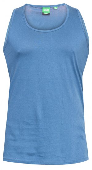 D555 Fabio Tanktop Teal - Tričká - Nadrozmerné tričká - 2XL-14XL