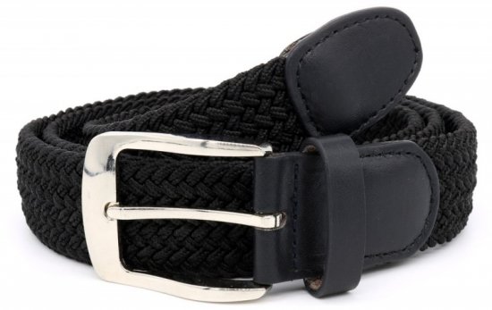 D555 Simon Braided Belt Black - Opasky - Opasky W40-W70/2XL-8XL