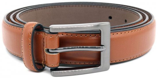 D555 Anthony Leather Belt Brown, 2,7cm - Opasky - Opasky W40-W70/2XL-8XL