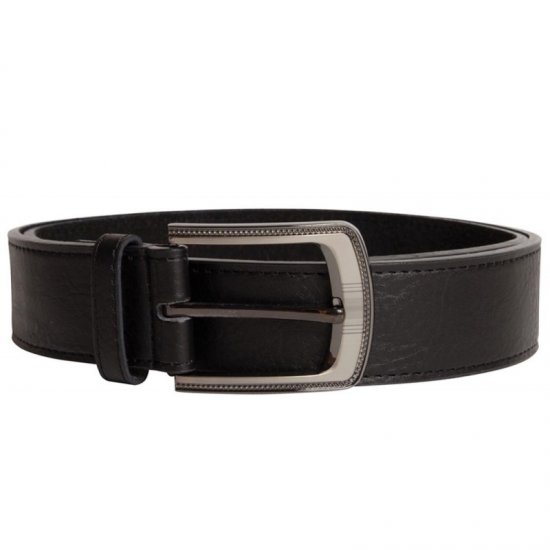D555 Samuel Leather Belt Black, 4cm - Opasky - Opasky W40-W70/2XL-8XL