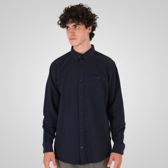 Double Outfitters GS-5225 Oxfordská košeľa Námornícka modrá - Košele - Košele 2XL-10XL