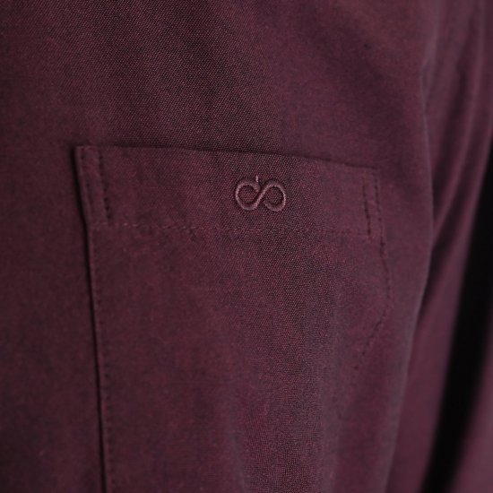 Double Outfitters GS-5225 Oxfordská košeľa Vínová - Košele - Košele 2XL-10XL