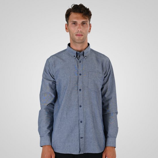 Double Outfitters GS-5225 Oxfordská košeľa Svetlomodrá - Košele - Košele 2XL-10XL