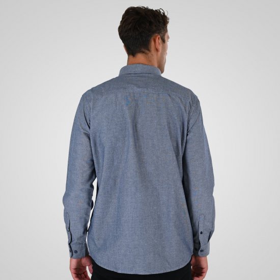 Double Outfitters GS-5225 Oxfordská košeľa Svetlomodrá - Košele - Košele 2XL-10XL