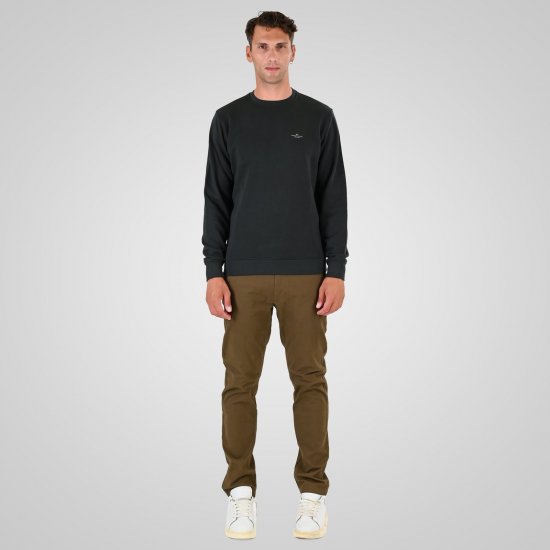 Double Outfitters MTOP-1141 Mikina Tmavozelená - Mikiny & mikiny bez kapucne - Mikiny & Mikiny s Kapucňou 2XL-12XL