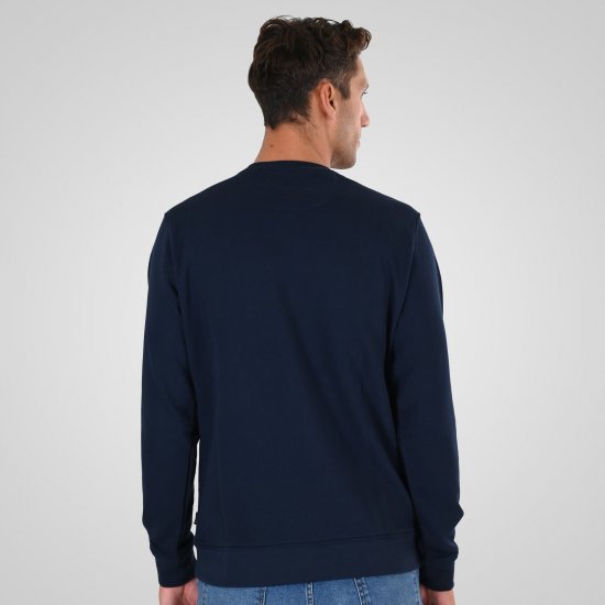 Double Outfitters MTOP-1141 Mikina Námornícka modrá - Mikiny & mikiny bez kapucne - Mikiny & Mikiny s Kapucňou 2XL-12XL