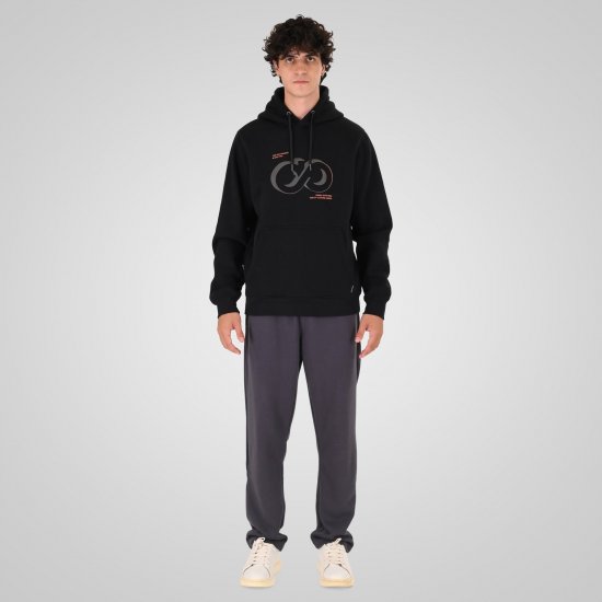 Double Outfitters MTOP-1146 Mikina s kapucňou Čierna - Mikiny & mikiny bez kapucne - Mikiny & Mikiny s Kapucňou 2XL-12XL