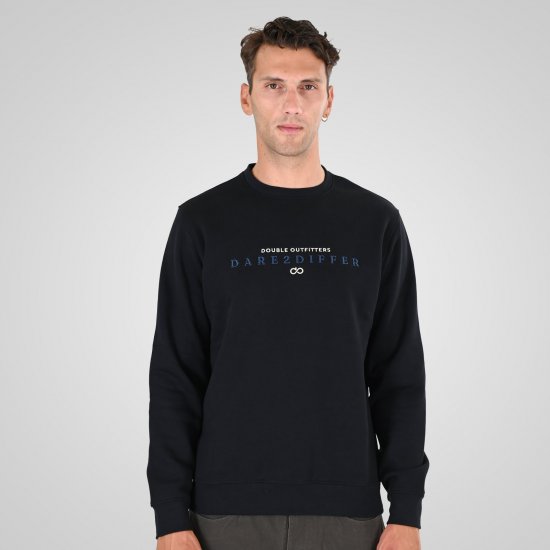 Double Outfitters MTOP-1151 Mikina Čierna - Mikiny & mikiny bez kapucne - Mikiny & Mikiny s Kapucňou 2XL-12XL