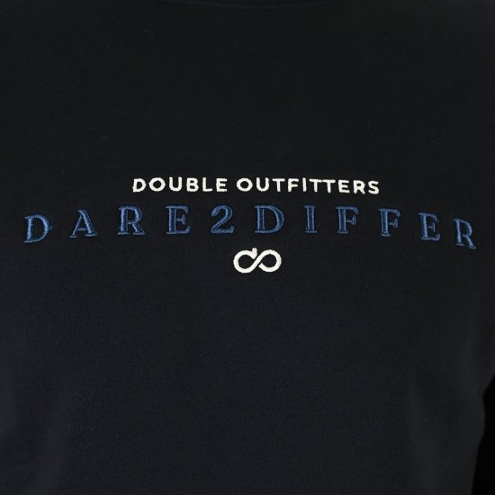 Double Outfitters MTOP-1151 Mikina Čierna - Mikiny & mikiny bez kapucne - Mikiny & Mikiny s Kapucňou 2XL-12XL