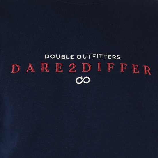 Double Outfitters MTOP-1151 Mikina Námornícka modrá - Mikiny & mikiny bez kapucne - Mikiny & Mikiny s Kapucňou 2XL-12XL