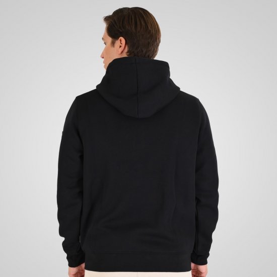 Double Outfitters MTOP-1160 Mikina s kapucňou na zips Čierna - Mikiny & mikiny bez kapucne - Mikiny & Mikiny s Kapucňou 2XL-12XL