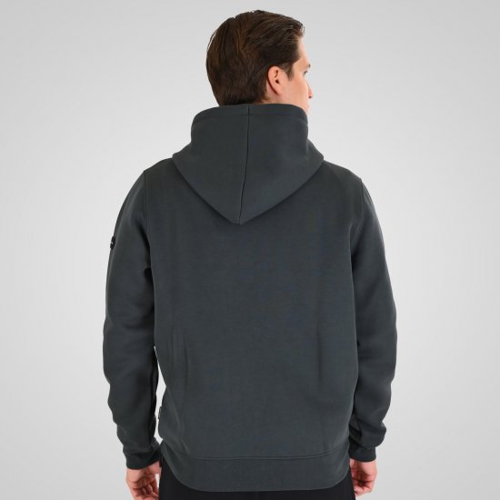 Double Outfitters MTOP-1160 Mikina s kapucňou na zips Tmavozelená - Mikiny & mikiny bez kapucne - Mikiny & Mikiny s Kapucňou 2XL-12XL