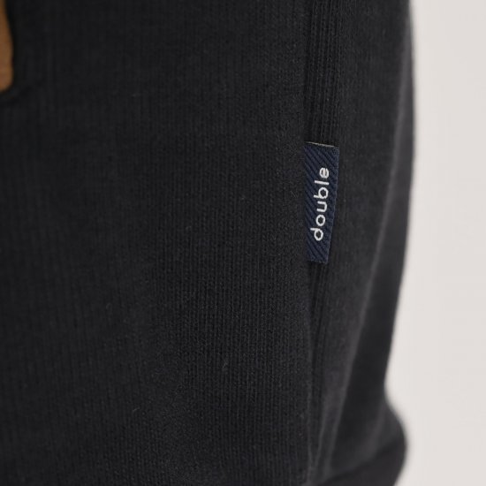 Double Outfitters SEL-1168 Mikina na zips Čierna - Mikiny & mikiny bez kapucne - Mikiny & Mikiny s Kapucňou 2XL-12XL