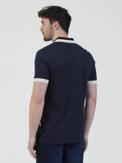 Mish Mash Belgrade Zip Through Polo Navy - Polokošele - Polokošele 2XL-8XL