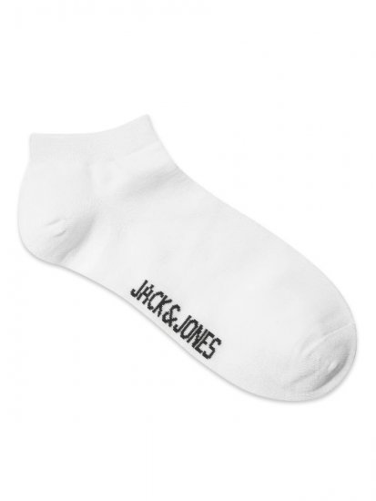 Jack & Jones Basic Bambusové členkové ponožky Biela 5-pack - Spodná bielizeň - Spodné Prádlo 2XL-8XL