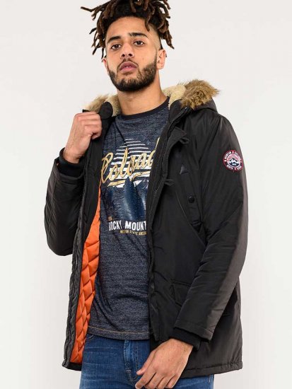 D555 Dundee Parka Jacket With Fur trimming and Teddy Fur Lined hood - Bundy - Bundy Nadmerné Veľkosti 2XL-8XL