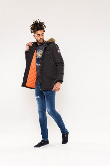 D555 Dundee Parka Jacket With Fur trimming and Teddy Fur Lined hood - Bundy - Bundy Nadmerné Veľkosti 2XL-8XL