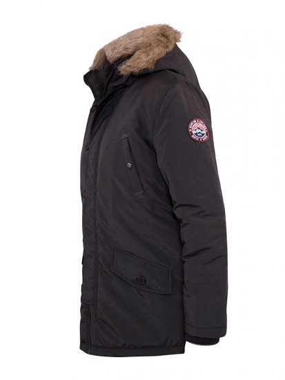 D555 Dundee Parka Jacket With Fur trimming and Teddy Fur Lined hood - Bundy - Bundy Nadmerné Veľkosti 2XL-8XL
