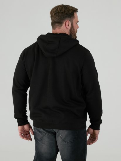 D555 Cantor Hoodie Black - Mikiny & mikiny bez kapucne - Mikiny & Mikiny s Kapucňou 2XL-12XL