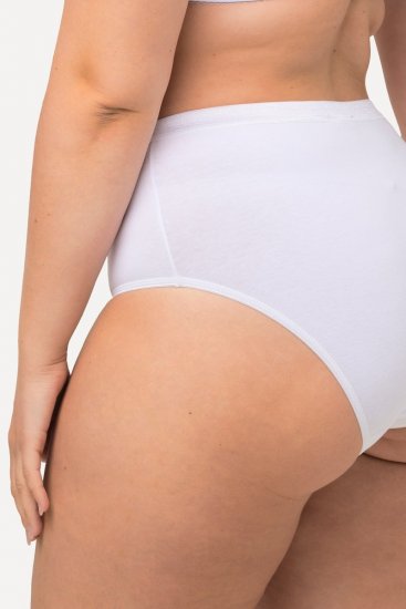 Ulla Popken 309783 Nohavičky 3 ks Biela - Nohavičky - 