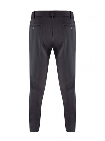 D555 Yarmouth Four Way Stretch Trouser With Flexible Waistband Black - Džínsy & nohavice - Džínsy a Nohavice - W40-W70