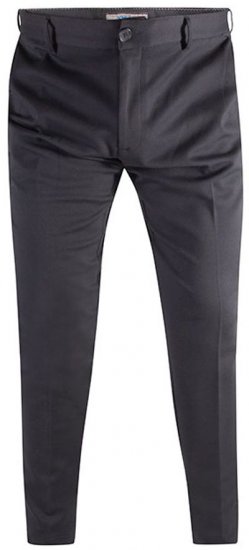 D555 Yarmouth Four Way Stretch Trouser With Flexible Waistband Black - Džínsy & nohavice - Džínsy a Nohavice - W40-W70