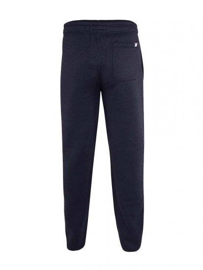 D555 Mayson Embroidered And Applique Open Hem Jogger With Drawcord Navy - Tepláky & teplákové kraťasy - Tepláky & Teplákové kraťasy - 2XL-12XL
