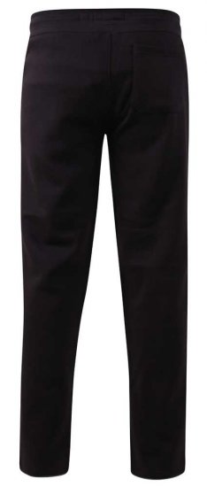 D555 Chilworth Open Hem Jogger Black - Tepláky & teplákové kraťasy - Tepláky & Teplákové kraťasy - 2XL-12XL