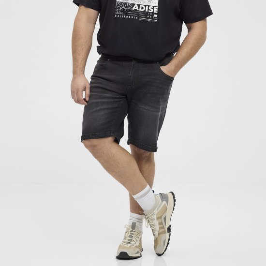 North Latitude 51336 denim šortky čierne - Šortky - Šortky W40-W60