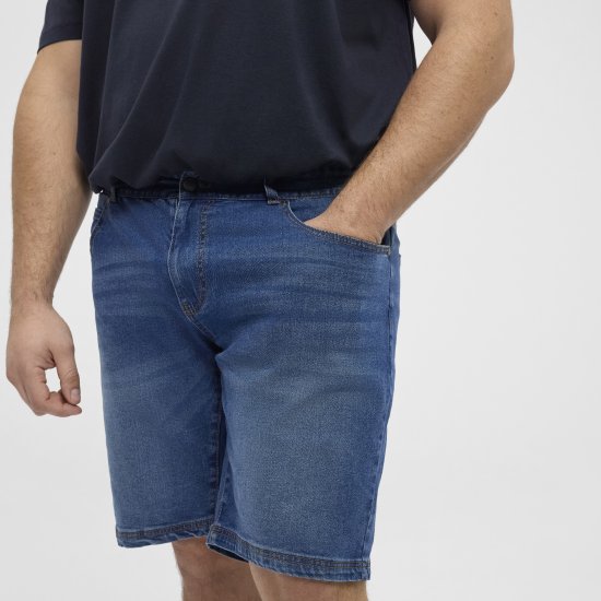 North Latitude 51336 denim šortky modré - Šortky - Šortky W40-W60