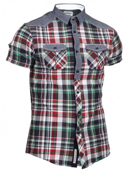 Mish Mash Denver S/S Green - Košele - Košele 2XL-10XL