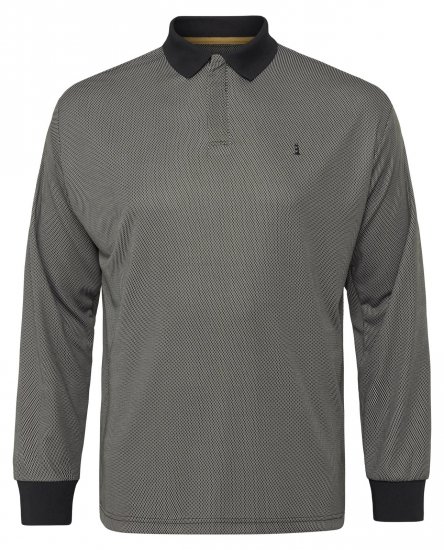 North Latitude Cool Effect Polokošeľa Dlhý Rukáv Čierna - Polokošele - Polokošele 2XL-8XL