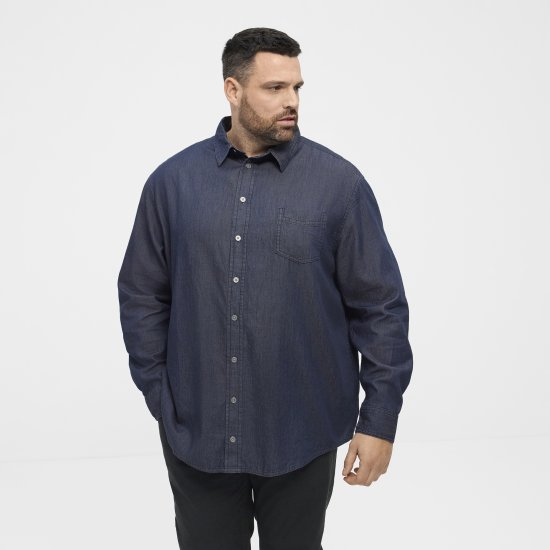 North Latitude 53139 denim košeľa modrá - Košele - Košele 2XL-10XL