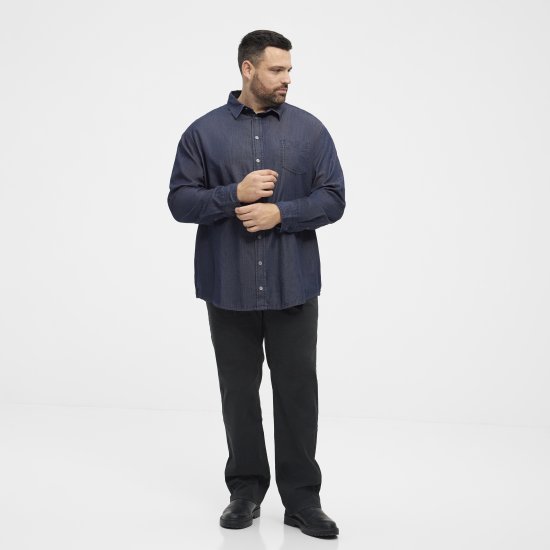 North Latitude 53139 denim košeľa modrá - Košele - Košele 2XL-10XL