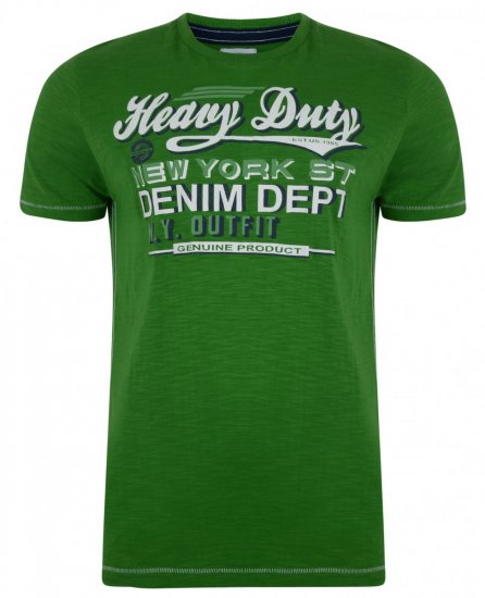 Kam Heavy Duty Tee Green - Tričká - Nadrozmerné tričká - 2XL-14XL