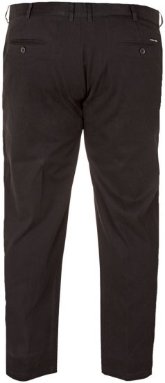 D555 Bruno Stretch Chino pants with Extenda Waist Black - Džínsy & nohavice - Džínsy a Nohavice - W40-W70
