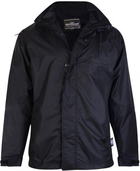 Kam Jeans Rain Jacket Black - Športové oblečenie - Sportovní Oblečení 2XL-10XL