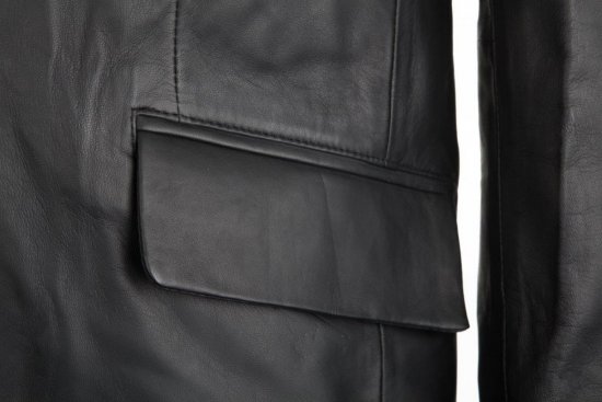 Woodland Leather Blazer Black - Bundy - Bundy Nadmerné Veľkosti 2XL-8XL