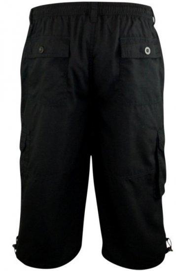 D555 Mason Cargo Shorts Black - Šortky - Šortky W40-W60