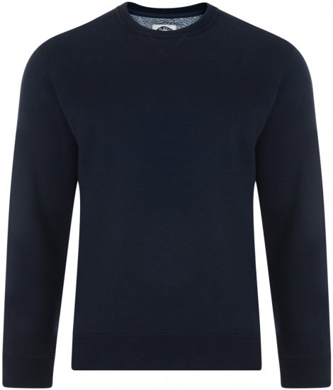 Kam Jeans Sweatshirt Navy - Mikiny & mikiny bez kapucne - Mikiny & Mikiny s Kapucňou 2XL-12XL