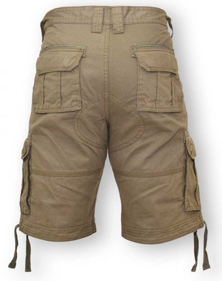 D555 Jarrod Cargo Short Khaki - Šortky - Šortky W40-W60
