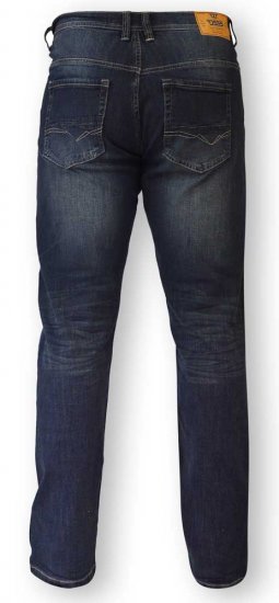 D555 BOURNE Tapered Dark Vintage Stretch Jeans - Džínsy & nohavice - Džínsy a Nohavice - W40-W70