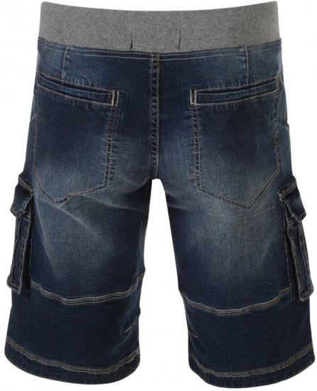 Kam Jeans Dito Denim Shorts Dark Used - Šortky - Šortky W40-W60