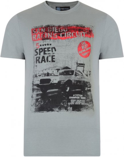 Kam Jeans Speed Race Tee - Tričká - Nadrozmerné tričká - 2XL-14XL